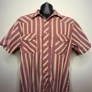 Vintage Wrangler western pearl buttons.